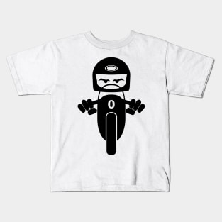 Motorcycle rider Decal V.1 Kids T-Shirt